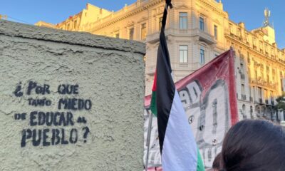 Las concentraciones se centraron en la Avenida de Mayo y sus inmediaciones entre Congreso y Plaza de Mayo. También hubo movilizaciones en otros puntos del país. (Imagen: ETER Digital)