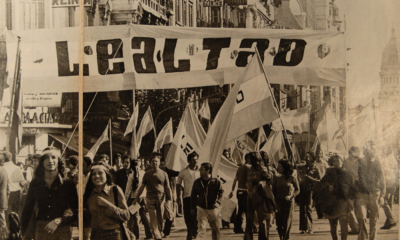 Juventud Peronista en los 70s. Créditos: Razón y revolución 